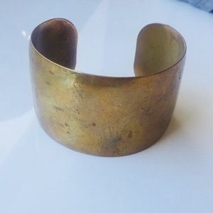 Pretty Copper Cuff Bracelet. Adjustable.